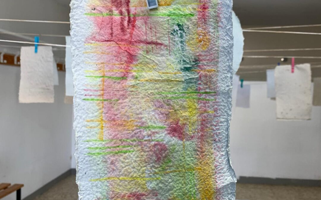 Taller de papel reciclado